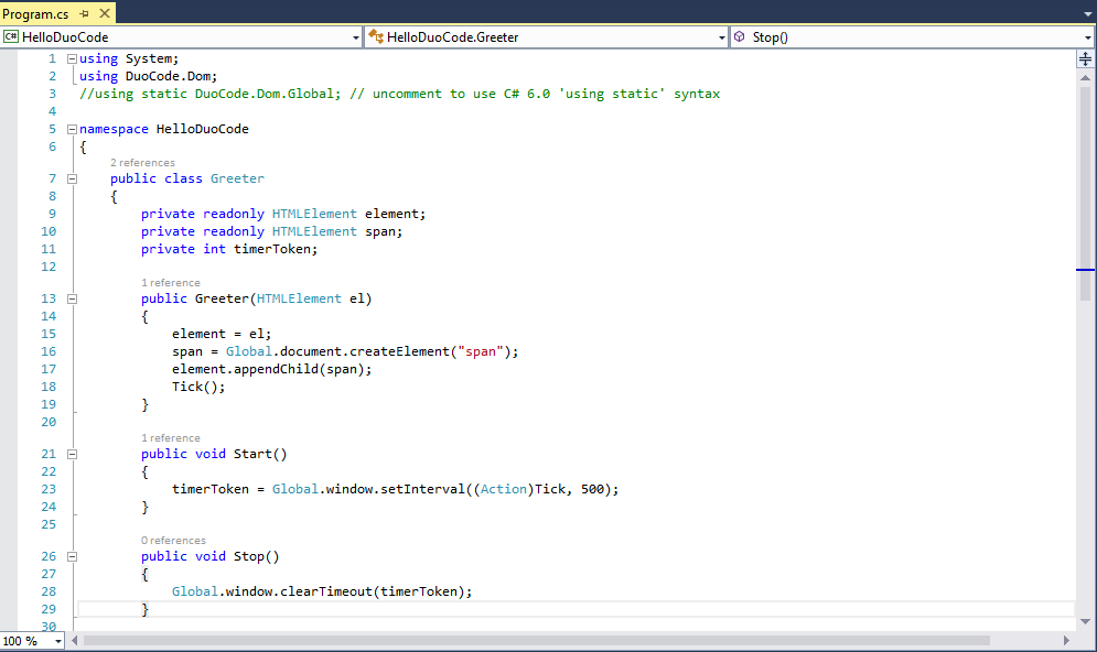 duocode c# kodları