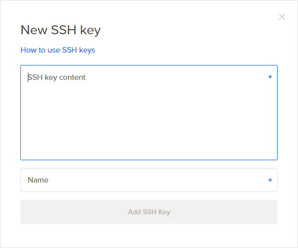 8 - DigitalOcean a ilgili SSH anahtarının kaydedilmesi