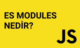 JavaScript Modül Sistemi (ES Modules) Nedir?